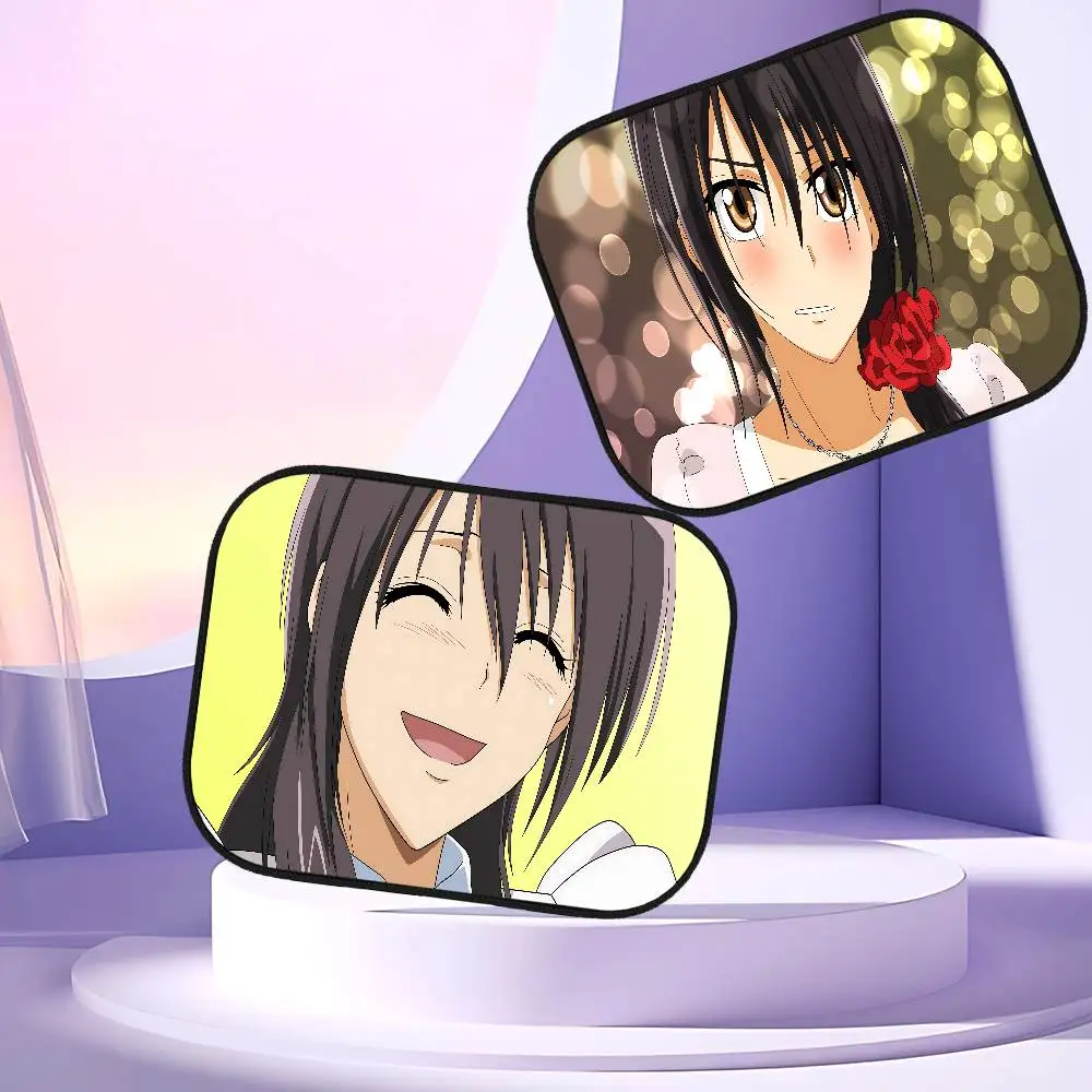 

M-Maid Anime Samas Cartoon Sunshade UV Protection Heat Electrostatic Film Summer Retractable Window Shade Car Printing