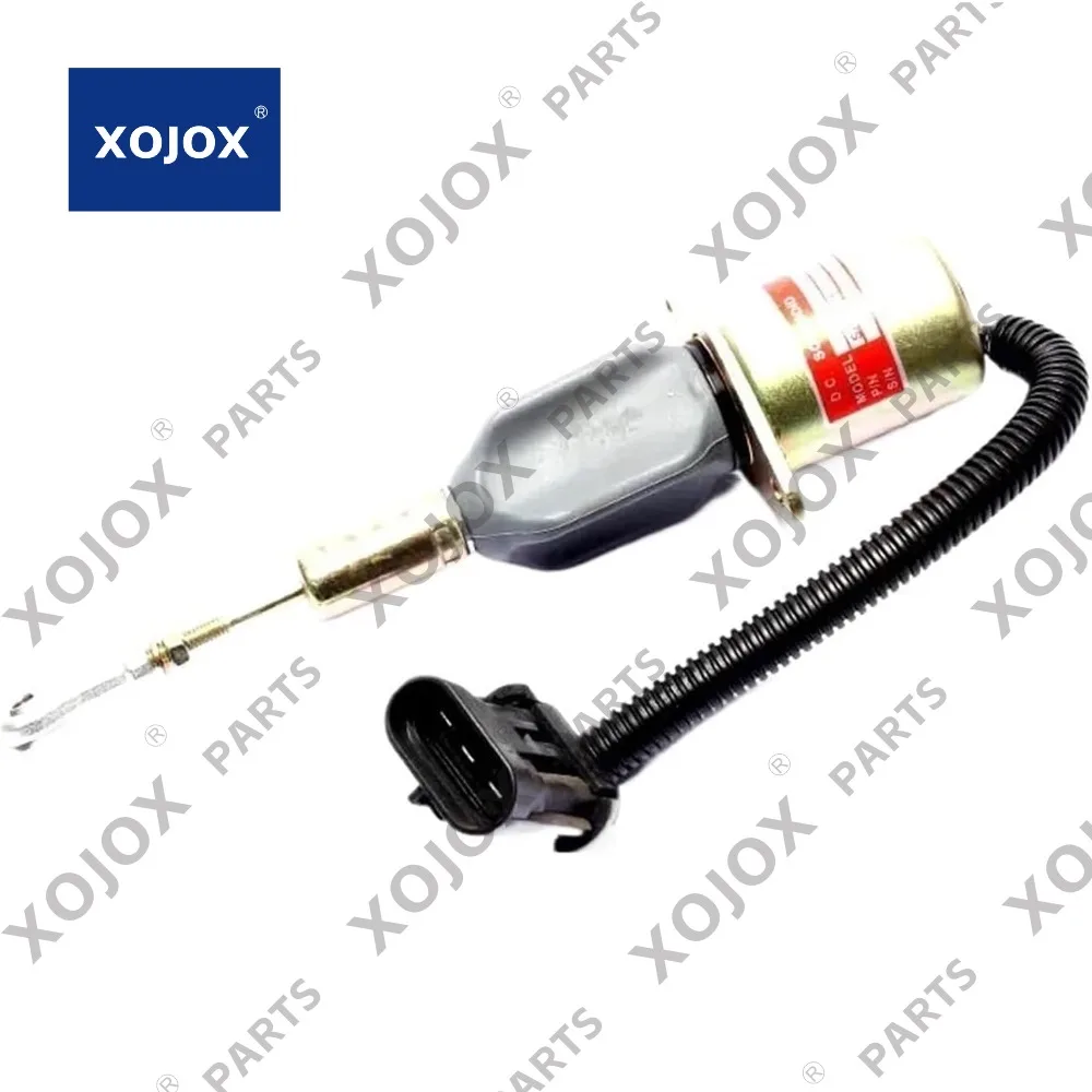 

XOJOX For excavator accessories suitable for 1751ES-24A6UC4B3S1 SA-4161 flameout switch oil cutoff solenoid valve Excavator Spar