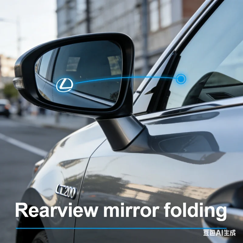 

For Lexus CT200 LHD+ With Electric Folding Mirror Function Car Side Mirrors Auto Folder Folding Spread Plug and Play Kit