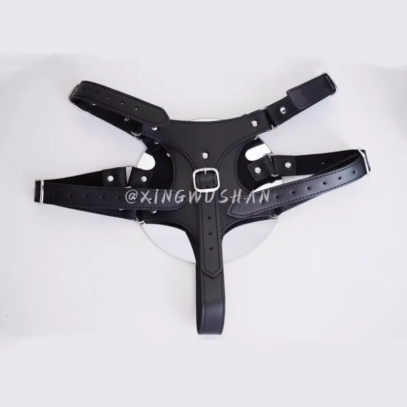 New Adjustable Wearable Dildo Pants for Lesbian G Spot Stimulator PU Leather Panties Strap on Dildos Belt Sex Toys for Women - Image 2