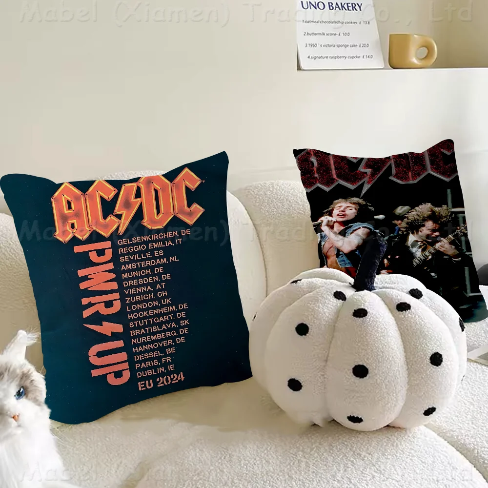 AC DC Band Stitch Lucky Dragon Pillow Cover Sofa Cushion Cover Home Room Decoration Children Gift