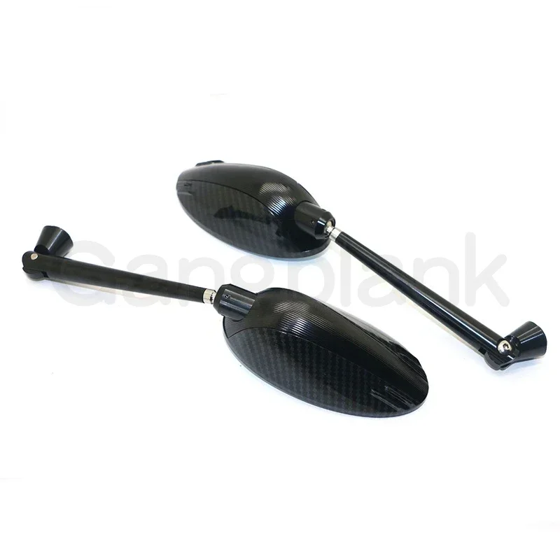 

Oval Anti-glare Blue Glass Universal Multi-color Motorcycle Rearview Mirror Motorbike Golden Blue Red Reversing Mirror