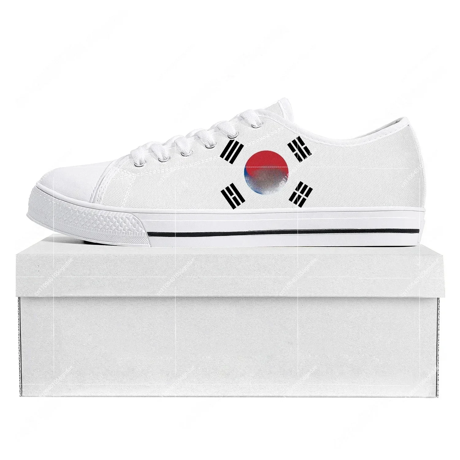 

Korean Flag Low Top High Quality Sneakers Mens Womens Teenager Canvas Sneaker South Korea Prode Casual Couple Shoes Custom Shoe