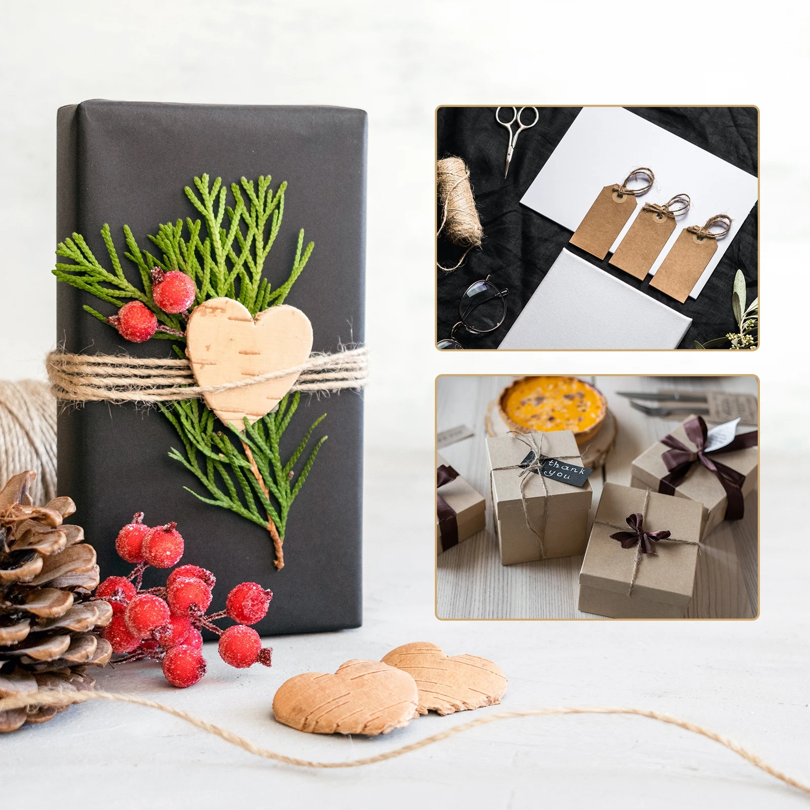 1/1.5/2/2.5/3 مللي متر حبل الجوت الطبيعي الحبل القنب خيوط ديكورات منزلية لحفل الزفاف الخيش الشريط اليدوى هدية حفلة عيد ميلاد التفاف #6