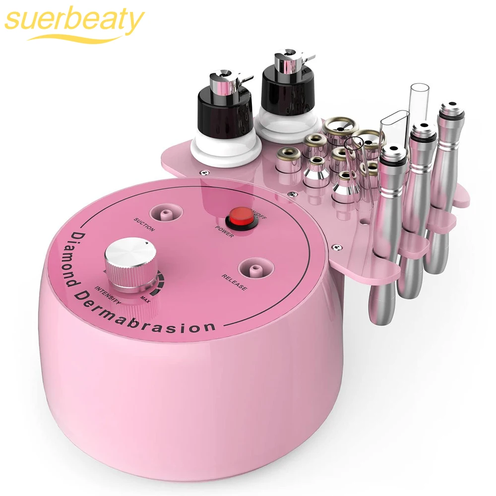 3 in1 Diamond Microdermabrasion Machine Professional Facial Dermabrasion Machine for Skin Care Blackhead Removal