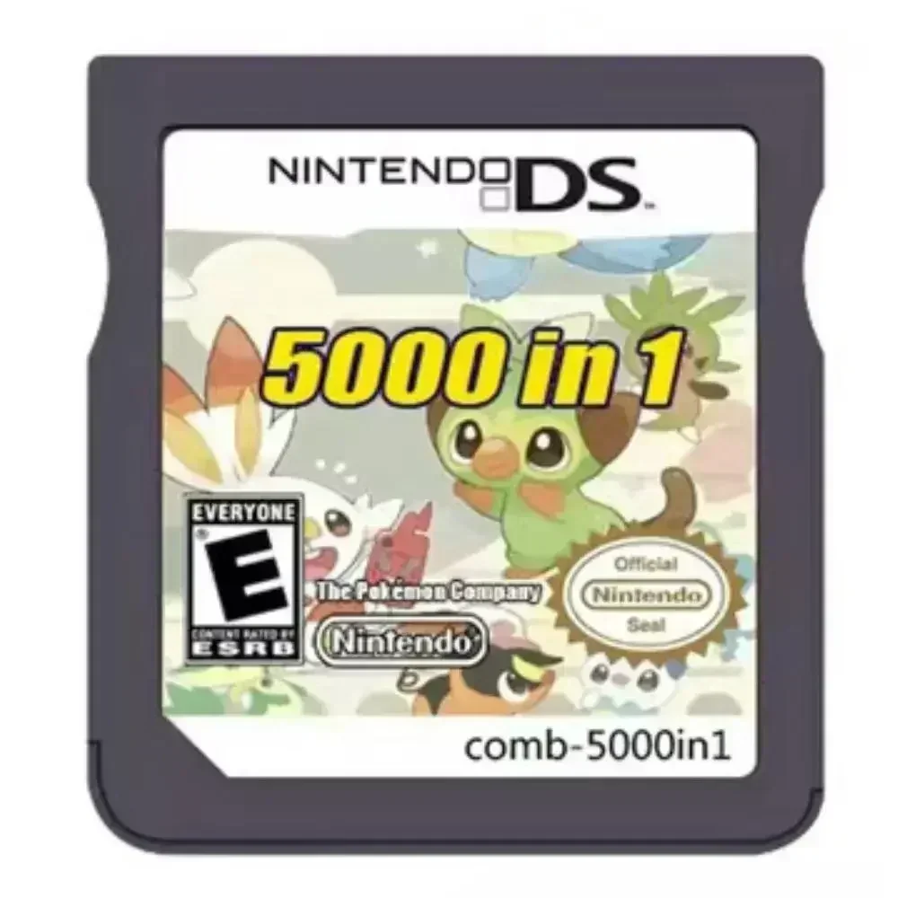 3DS NDS Game Card Combined Card 5000 In 1 NDS Combined Card NDS Cassette 482 IN1 208 4300