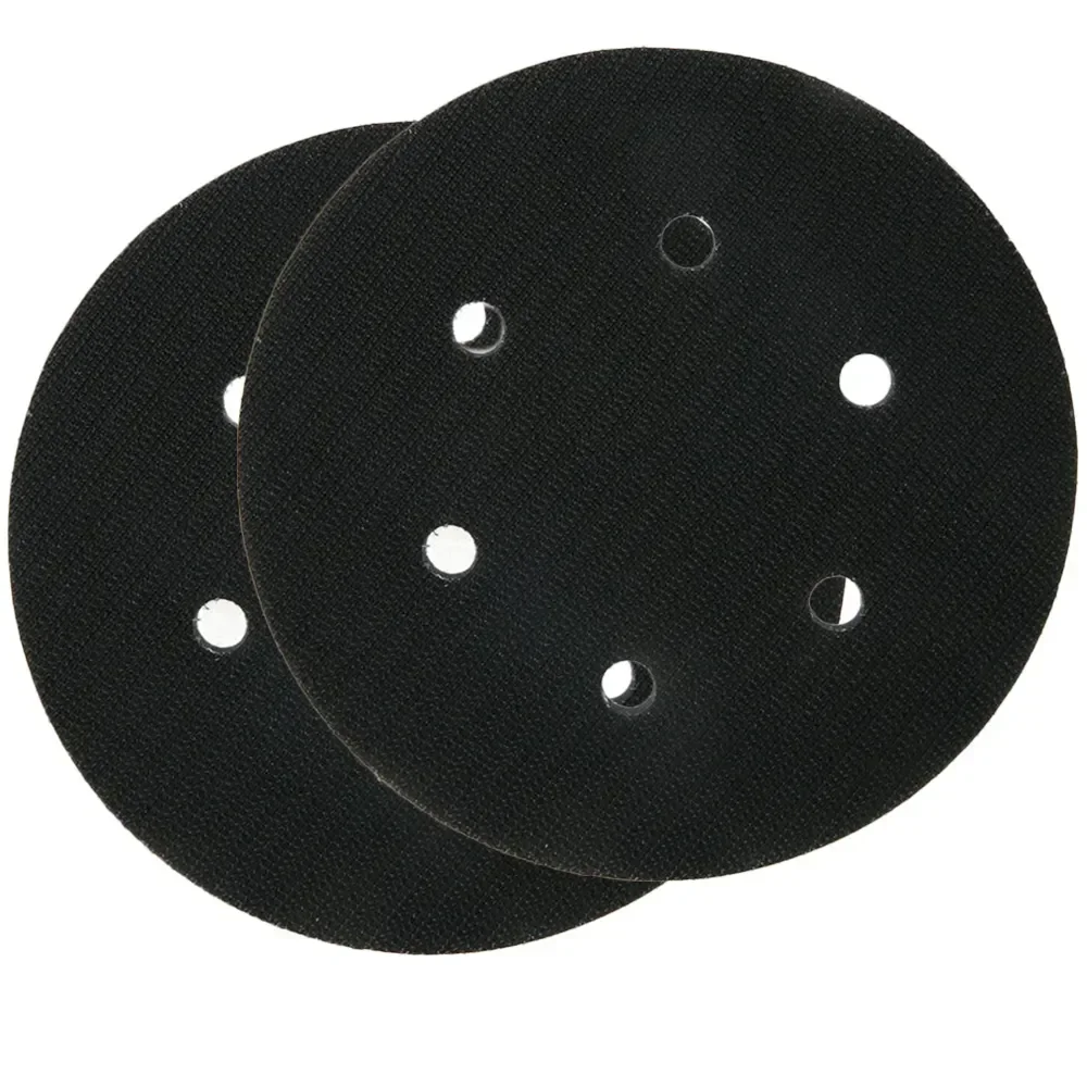 2 PCS 6 Inch 150mm 6 Holes Soft Sponge Interface Pad Sanding Disc Buffer SpongeInterface Cushion Pad For Power Tool Accessories