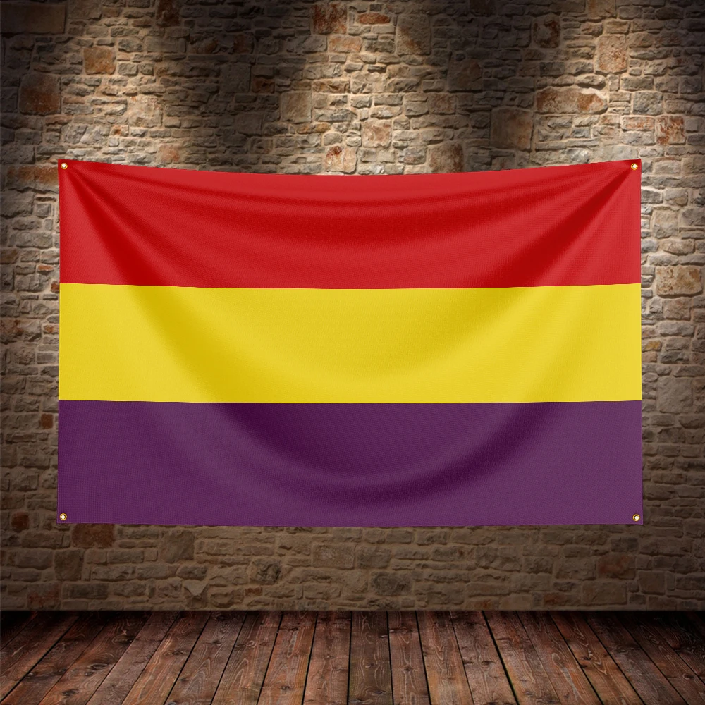 Flag of the Second Spanish Republic For Decor