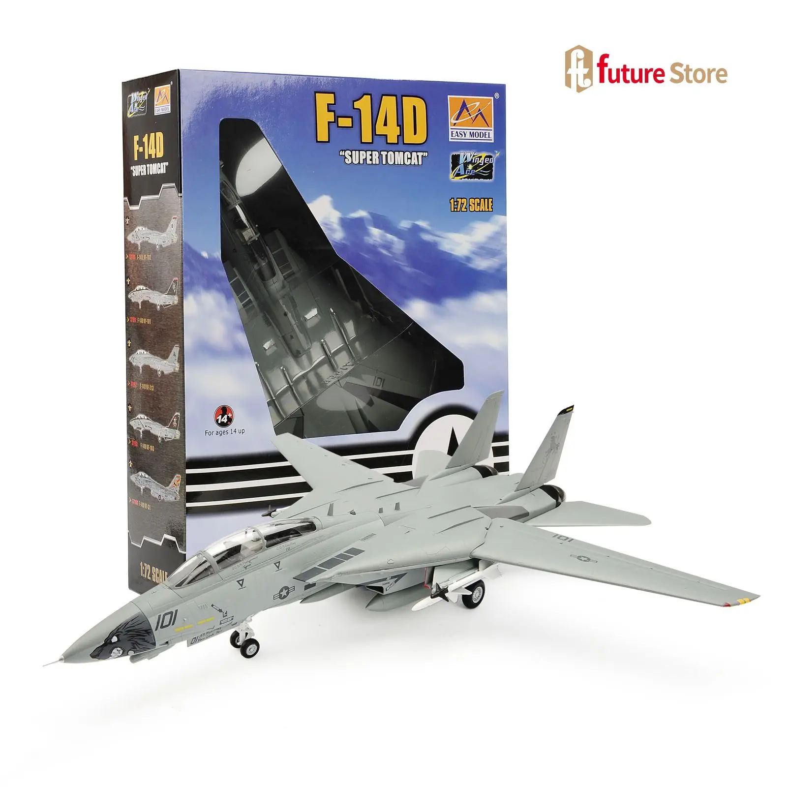 1/72 Easy Model Aircraft F-14D VF-213/VF-102 SUPRT TOMCAT US Navy Fighter Airplane Toy