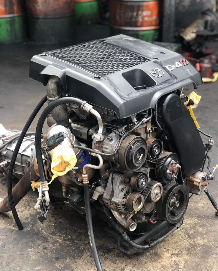 Toyota JDM 1KD-FTV D4-D 3.0 LTR Turbo Diesel Engine Used for Hilux Truck and Pickup 4 Cylinder AC Model 1HZ