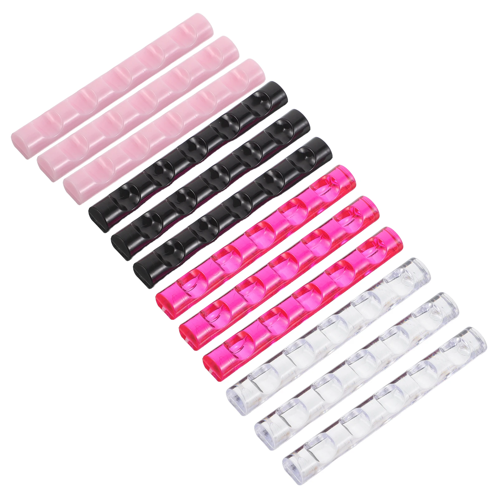 

12pcs Nail Art Pen Holder Organizer Portable Brush Stand With 5 Slots Space Saving Nail Brush Display For Salon Home Use