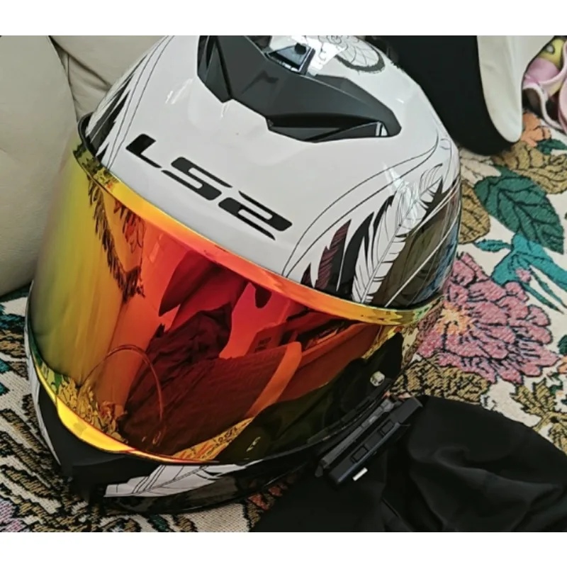 LS2 FF820 RAPID III Motorcycle Helmet Lens Summer Riding Helmet Replacement Mask FF820 Flip Helmet Dust Mask Color Lenses