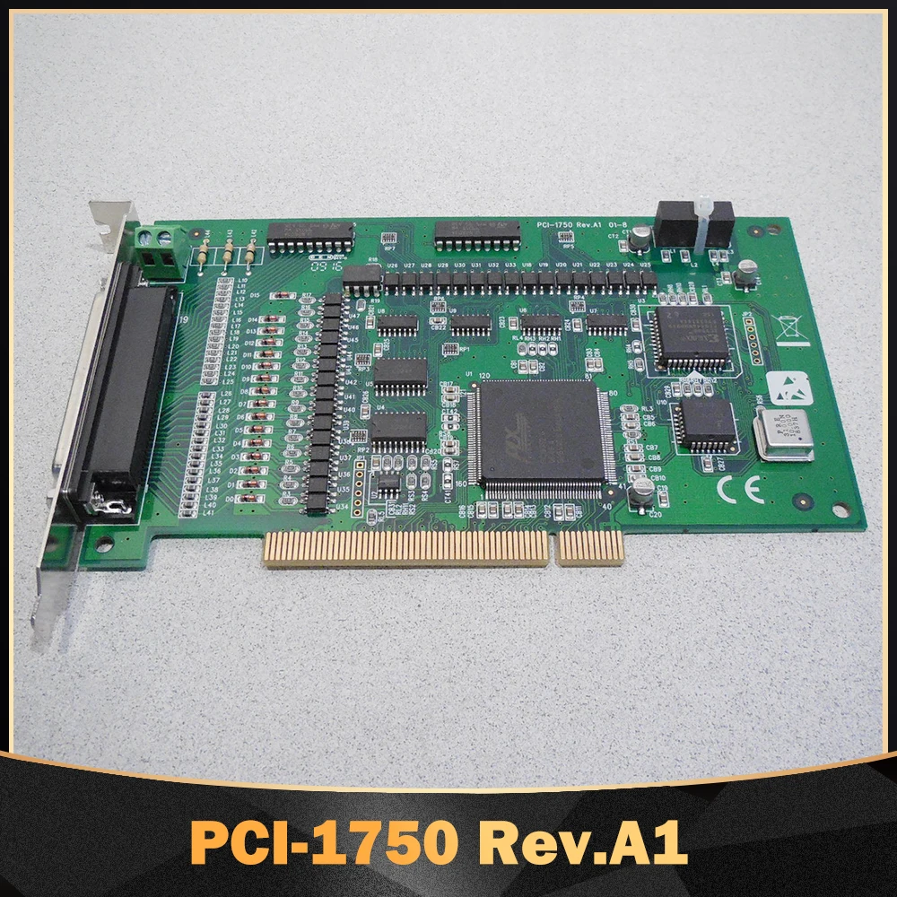 Counter Card 32-Way Isolated Digital Input/Output IO Data Capture Card For Advantech PCI-1750 Rev.A1