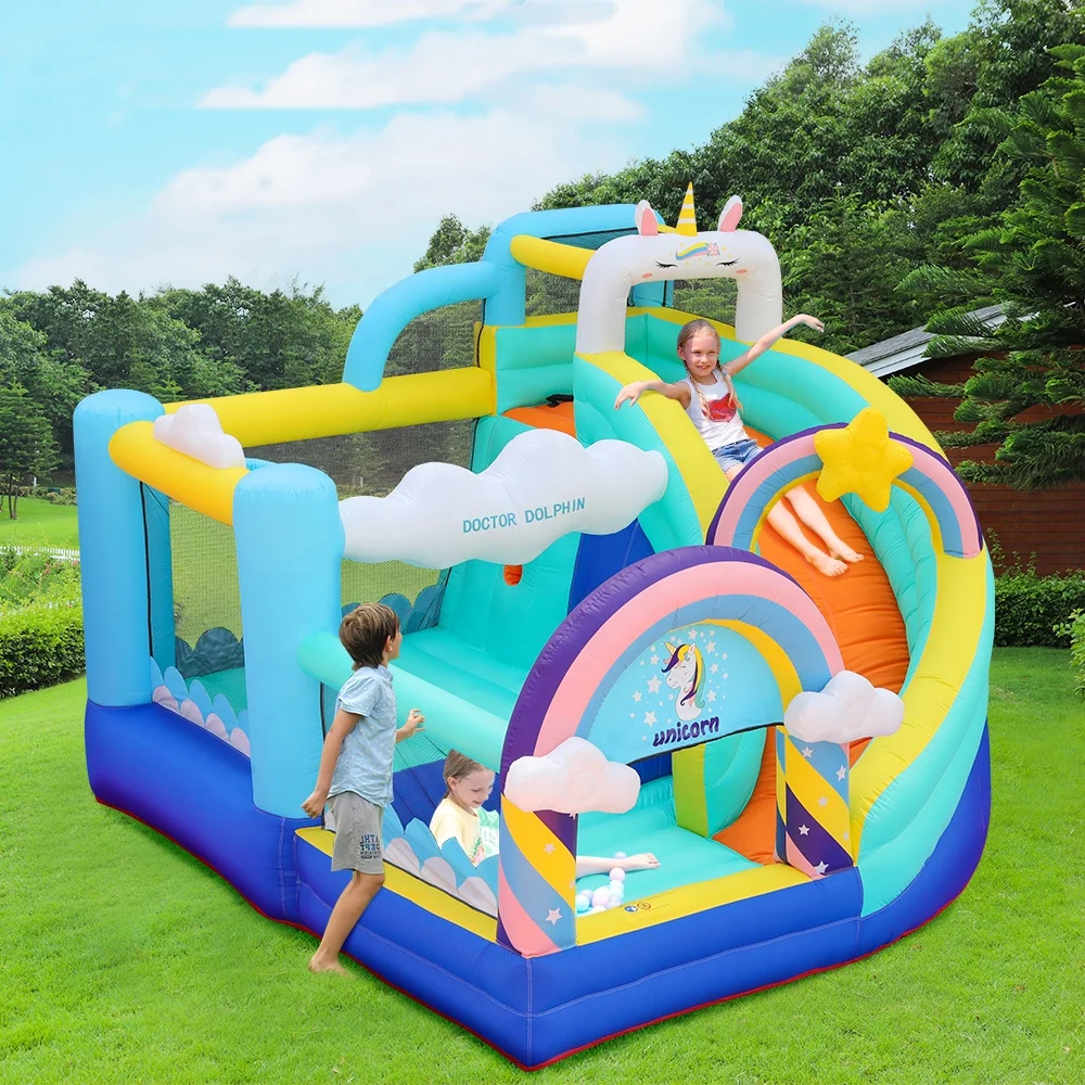 Doctor Dolphin Adult Combo House Inflatable Bouncer Inflatable Bouncy Castle Inflatable Jumping Castle with Price