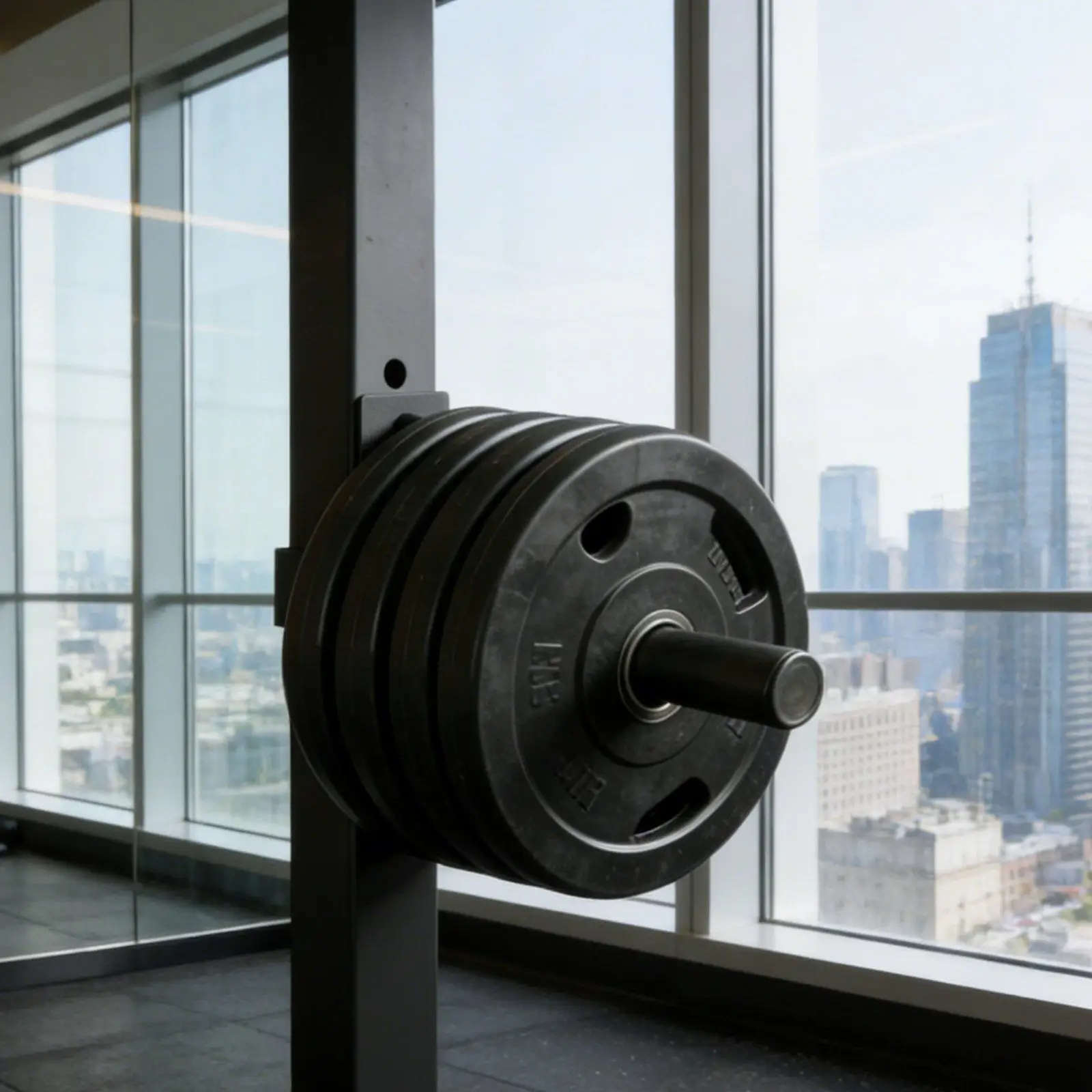 Heavy Duty Steel Barbell Plate Rack Vertical Holder Gym Equipment for Home Gym Accessories and Fitness Rooms