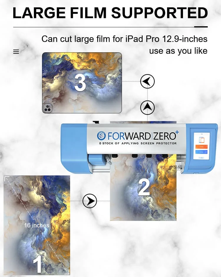 FORWARD 2021 New Product Cutter Plotter Cutting Machine Cut I-pad Mobile Screen Protector TPU Film