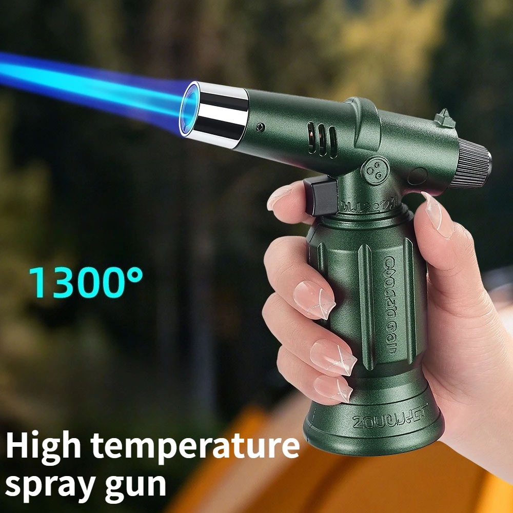 

Outdoor BBQ High Temperature Direct Charge Windproof Lighter Spray Gun Household Handheld Spray Gun Gift Cigarette Accessorie