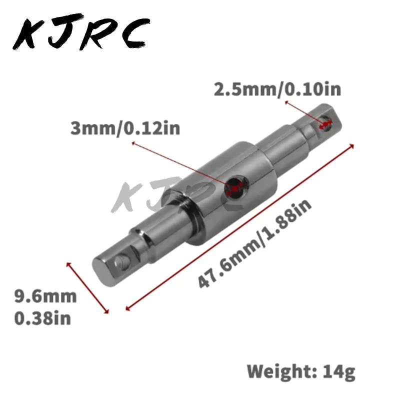 Metal Straight Shaft Differential Spool Locker 6882 for 1/10 RC Car Slash Rustler Stampede Telluride 4x4 Rally VXL 4-Tec 2.0 3.0