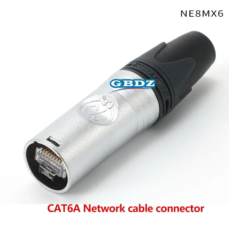 

CAT6A etherCON RJ45 Plug Cable Connector Sheath NE8MX6 Crystal XLR Head etherCON Network CAT6A Docking Station NE8FDX-P6 NE8FDY