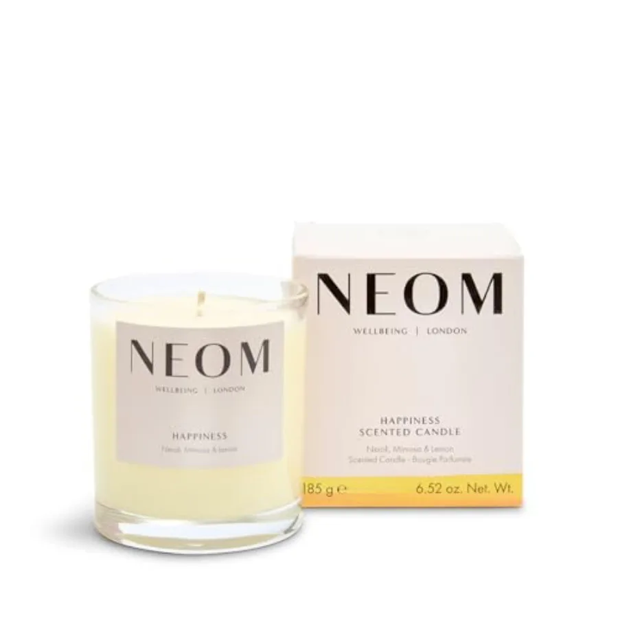 

Ароматическая свеча Happiness 1 Wick с эфирными маслами нероли, мимозы и лимона