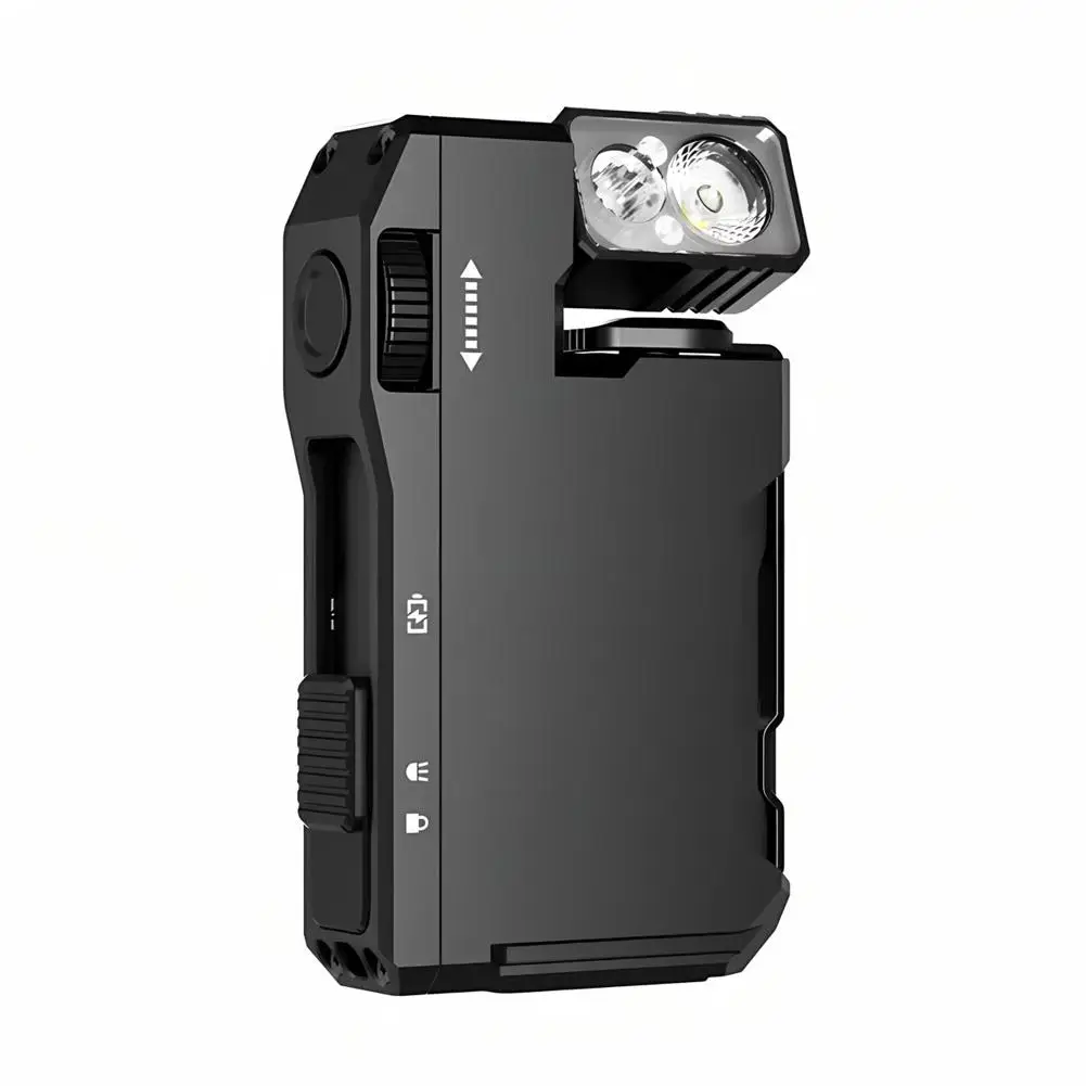 

EDC Flashlight 400Lumens Portable Pocket Mini Light Double Light Sources Flashlight For Outdoor Camping Hiking Adventure Ne P6N6