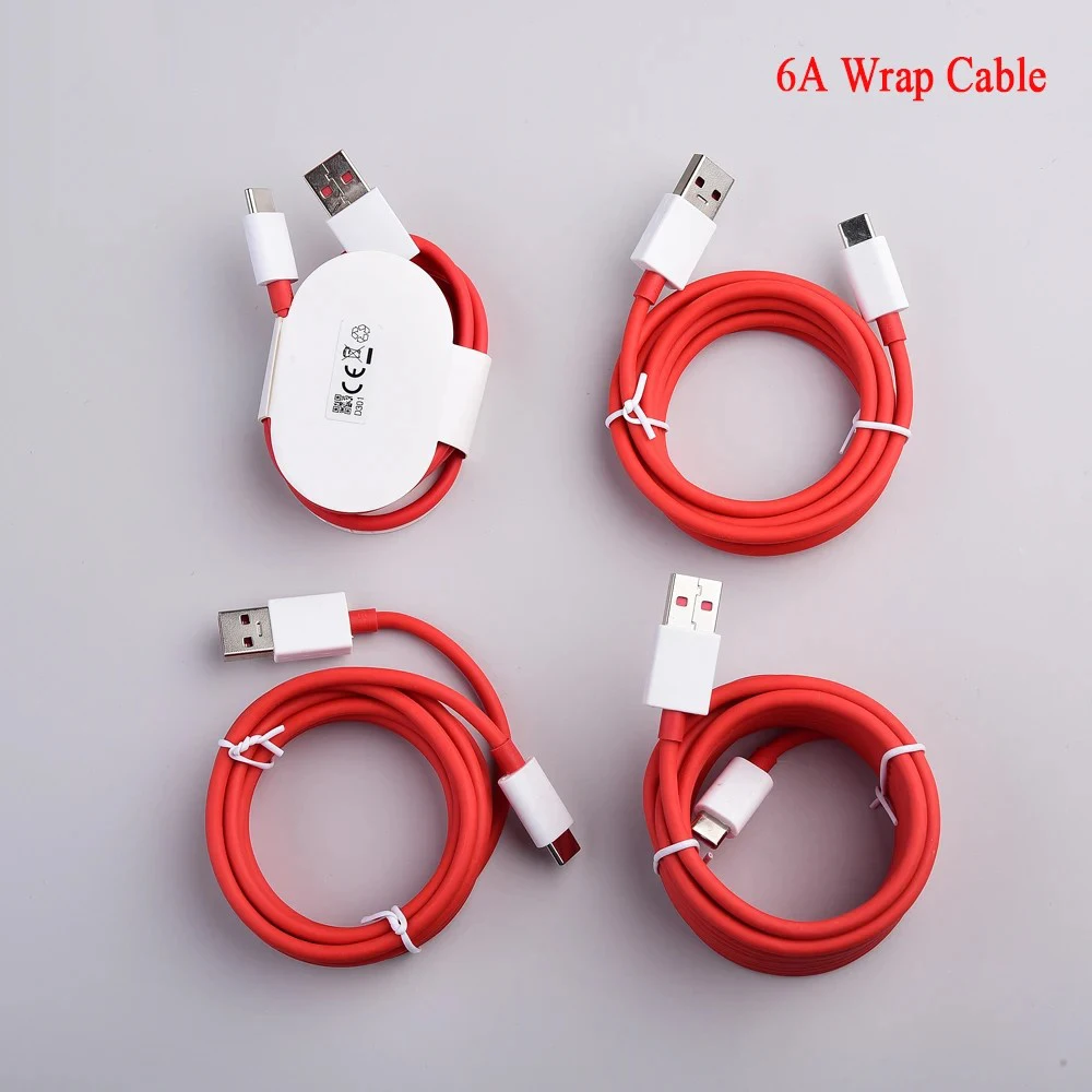 80W 67W 65W 30W 6A Warp Charge Cable 1/2/3 M For OnePlus 1+ ACE 2 10 9 8 Pro 10T 9T 8T 7T Nord 2 3 lite 2t CE 2 3 Fast Cord Line