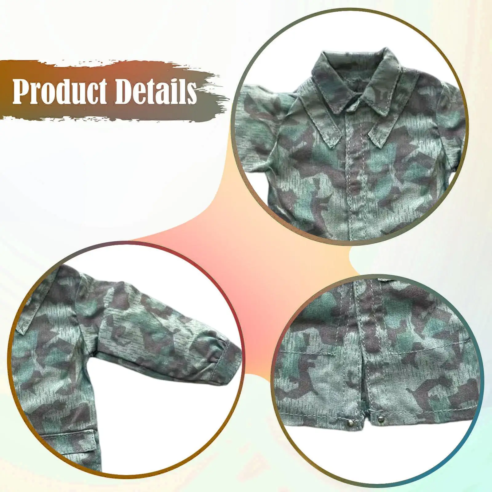 مقياس 1:6 ملابس معطف مصغر لشخصيات الحركة للرجال مقاس 12 بوصة #5