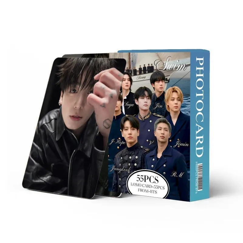 BTS Lomo Cards 55Pcs Set Laser Photocards KPOP Album Collection Merch Fan Collectible Cards Gift For Fans In Stock - view 4