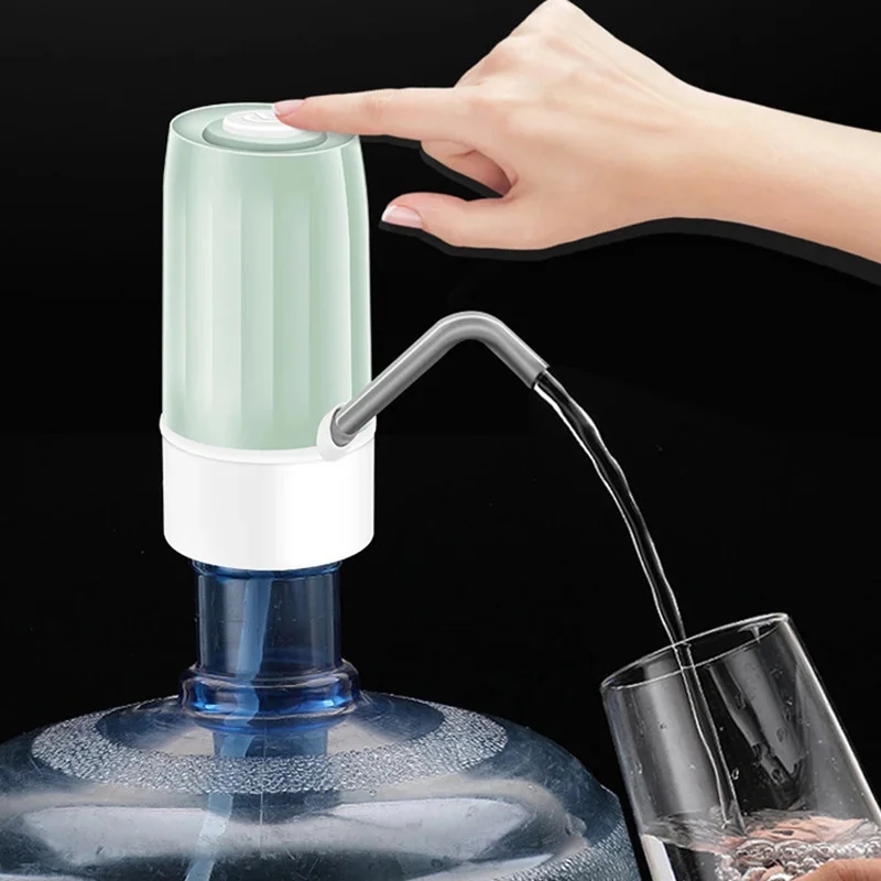 Dispensador de bomba de agua portátil y eléctrico, fuente de bebida automática, botella de carga USB, para 4,5-19 litros