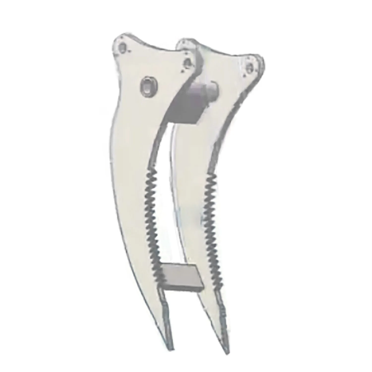 

4.3Inches Metal Double Toothed Rake Bucket Part For Toy 1/8 Hydraulic RC Tracked Excavator PC1250 390F 395 374 Controlled Digger