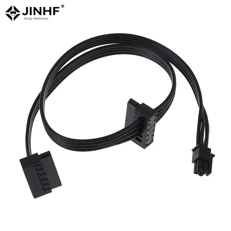

1 шт. 45 см кабель MINI 4 Pin Turn 2 SATA Блок питания для материнской платы Lenovo интерфейс маленький 4 Pin к 2 SATA SSD кабель питания
