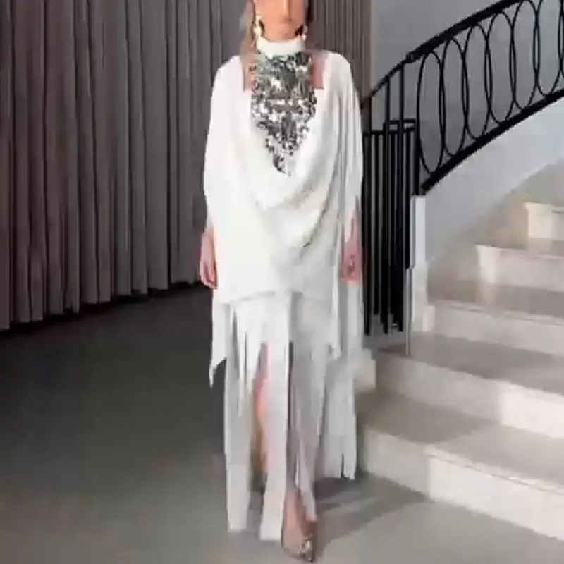 

Summer 2026 Long Tassel Gown Ele Dr Sequin Patchwork Midi Dr Formal Evening Gown Women's Faion Wedding Dr