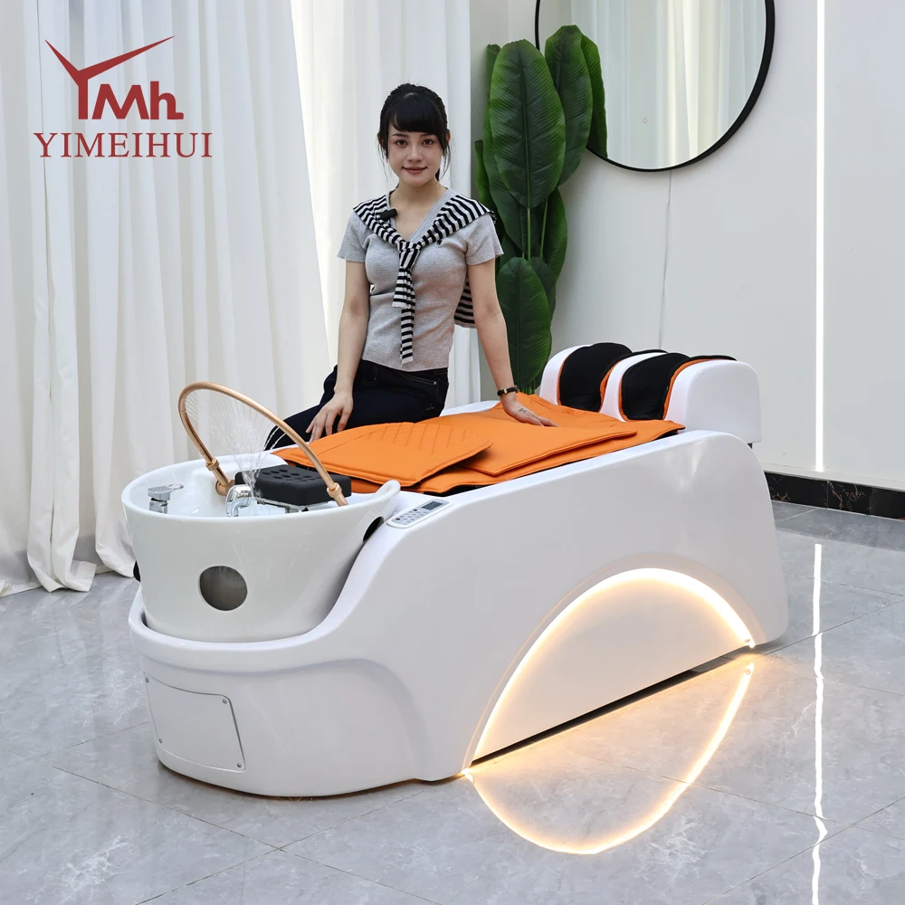 

Spa hair water hoop shampoo bed japanese scalp treatment massage shampoo bed