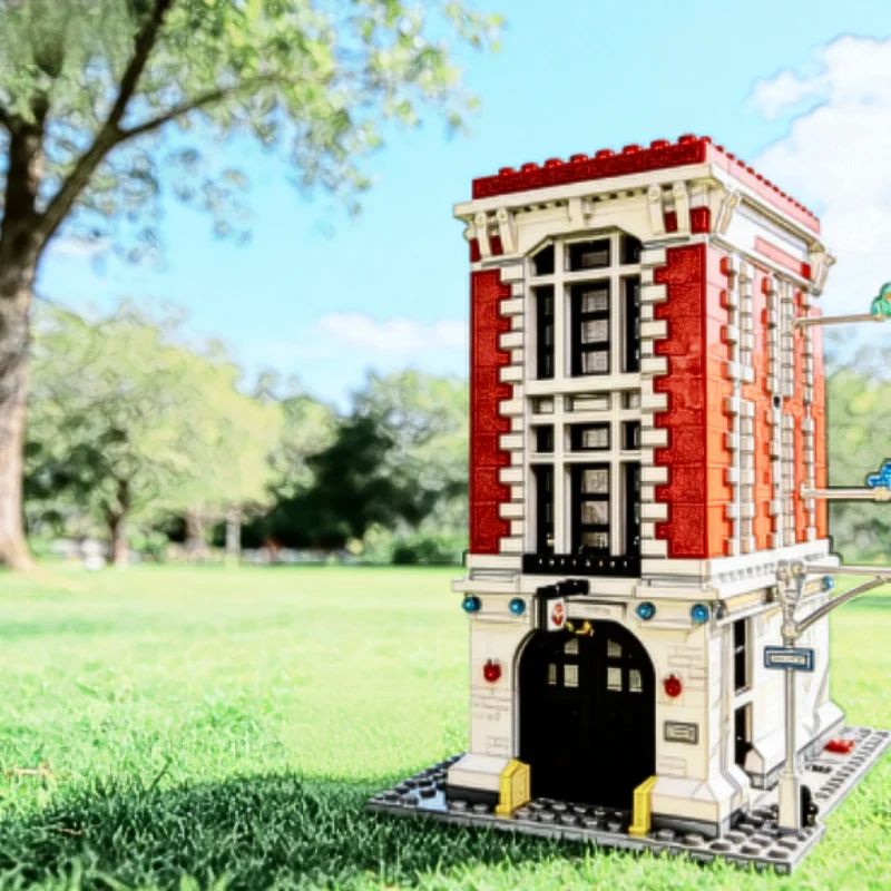 In Stock 4634pcs Street View Series Fire-fighting Building Blocks Adult's Educational Assembly Toys For Adult Christmas Gifts