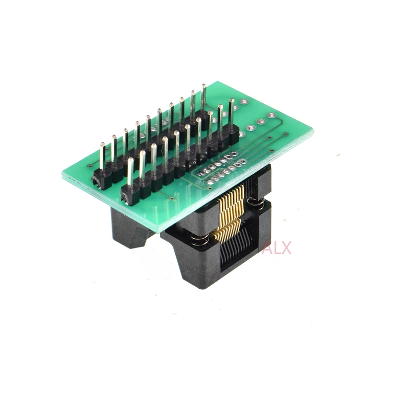 1pcs Ssop20 Tssop20 To Dip20 Programmer Adapter Socket Tssop To Dip Converter Test Chip Ic Ots-20(28)-0.65-01 For 0.65mm Pitch