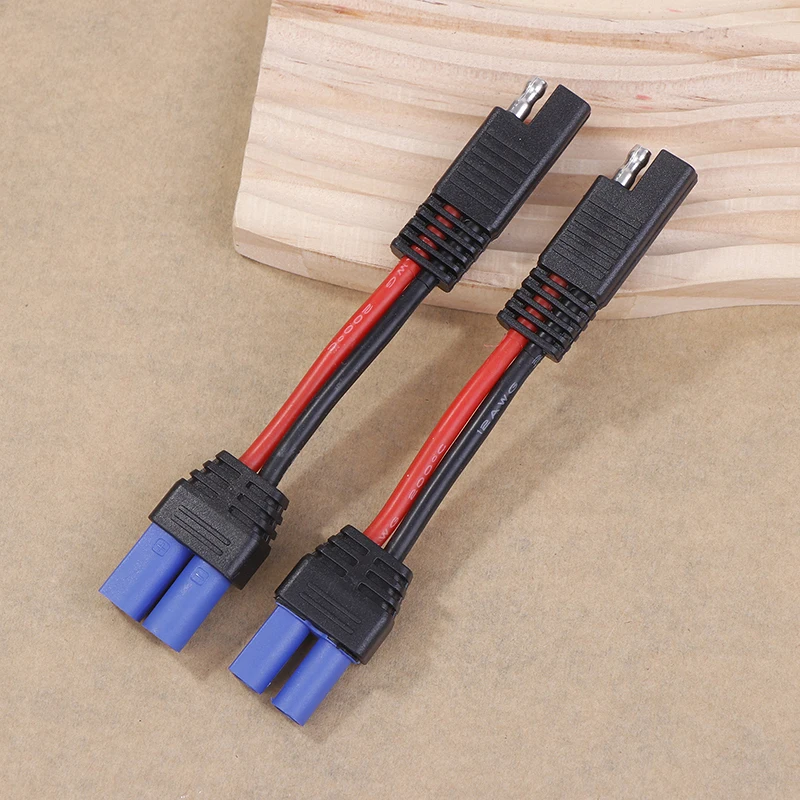 1Pcs DIY 12 AWG SAE To EC5 Male Plug Connector To SAE Power Automotive Adapter Cable Wire SAE To EC5 Female Plug Connector