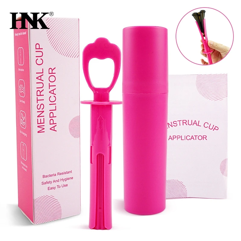 Portable Menstrual Cup Booster Medical Plastic Leak-proof Lady Women Menstrual Period Cup Booster Feminine Hygiene Product