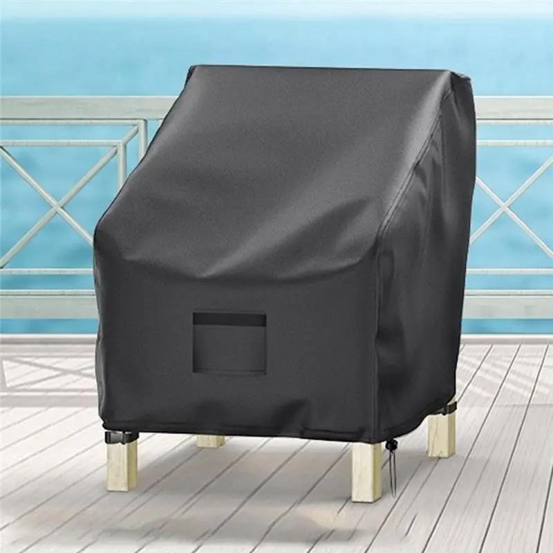 ABYN-Stackable Courtyard Chair Covers, Lawn Furniture Stacked Chair Covers, Suitable For Outdoor Stackable Dining Chairs