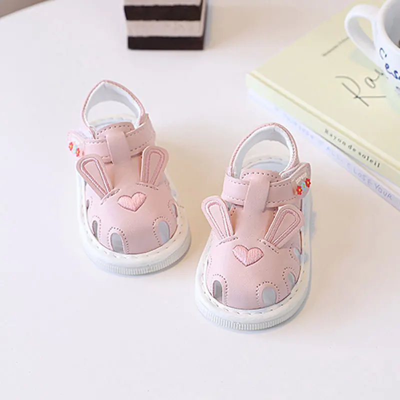 

Baby Casual Sandals Hollowed-out Cute Girls Sandals Soft Bottom 2026 Summer New Toddler Kids Princess Beach Shoes Non-slip