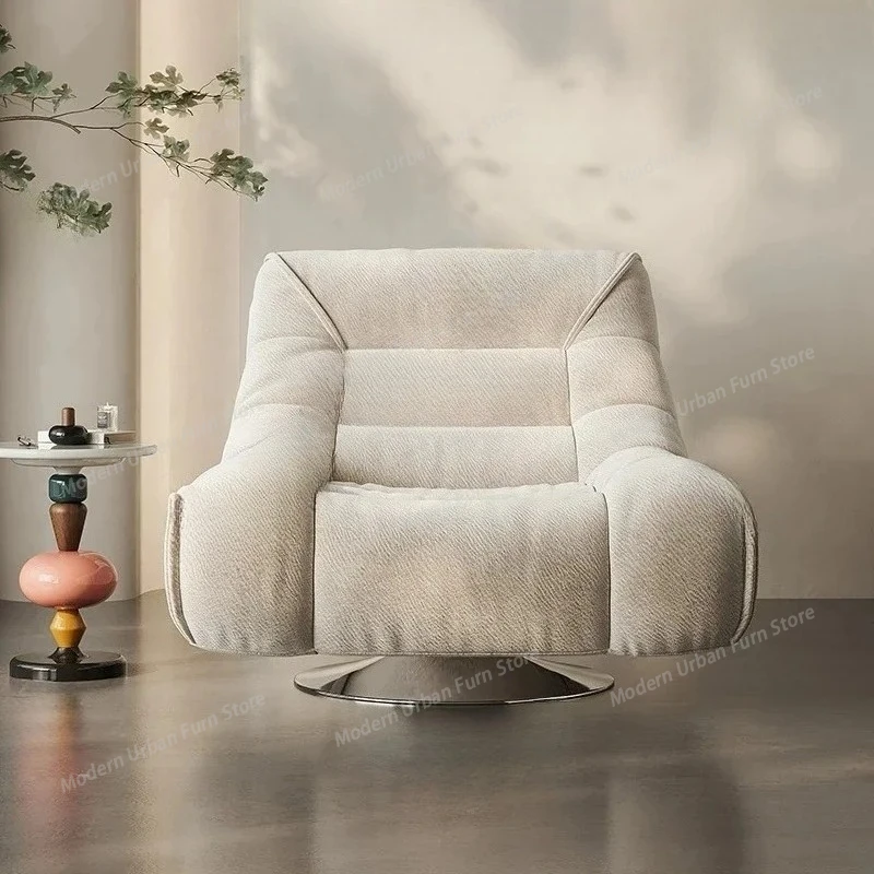 Single sofas designer single swivel chair medieval retro home sleepable reclining lazy leisure chair lazy sofa home furniture