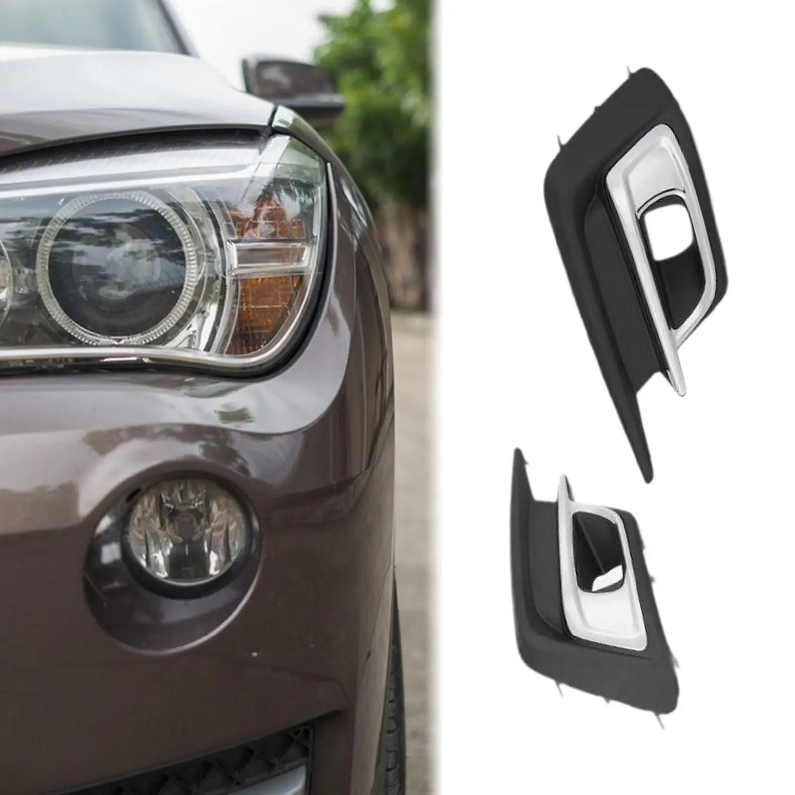 1 Pair Fog Light Lamp Covers Bezels Sturdy Replaces for Subaru Legacy