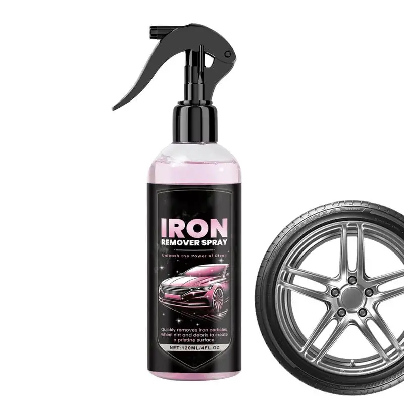 

Iron Out Rust Stain Remover Car Rust Remover Iron Cleaning 120ml Iron Powder Rust Remover For Automobile Tire Motorcycle Wheel