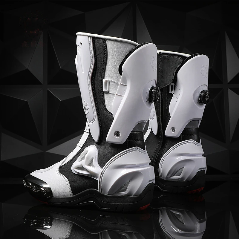 

Professional motorcycle riding boots road track racing sports protective shoes motorcycle shoes