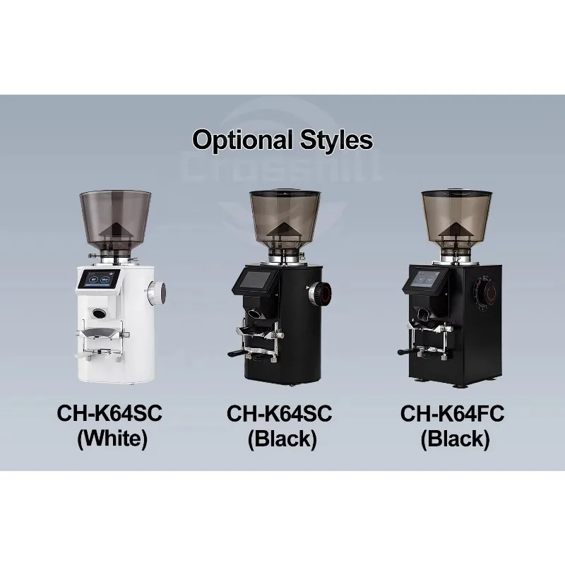 Commercial Professional 8 Gear Thickness Adjustment Weighing And Quantitative Grinding Coffe Coffee Bean Grinder