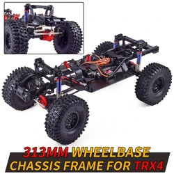 Autstarホビーrc 313mm,2スピードトランスミッションフレーム,差分ポータル,traxxas TRX-4 1/10用アクスル,クローラー自動車部品