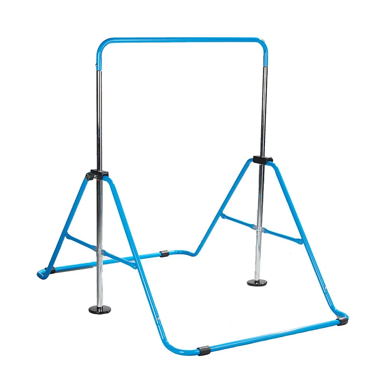 شريط أفقي للتدريب على الجمباز قابل للطي، ارتفاع قابل للتعديل في الداخل والخارج مناسب