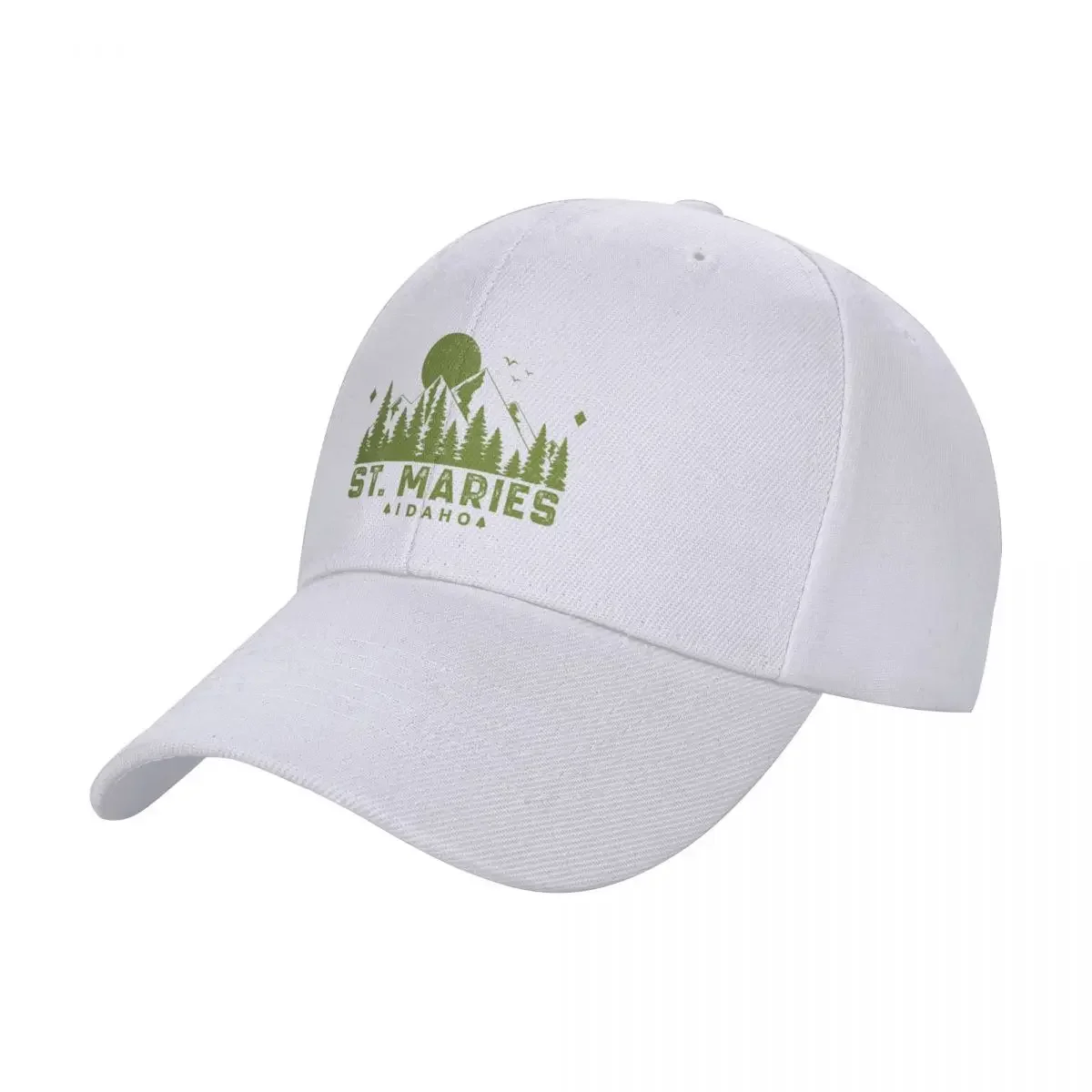 St Maries Idaho Mountain Souvenir Baseball Cap Beach fashionable Brand Man cap Trucker Hat Female Men's