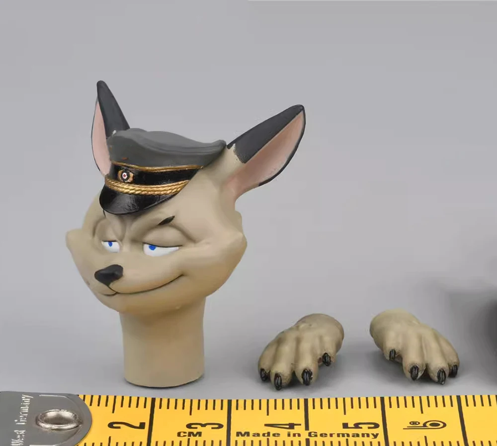 Poptoys Bgs030 Big Head Serie Soldaat Mannelijk Hoofd Beeldhouwen Vos Met Hoed Hand Speelgoed Model Voor 6 "Actiefiguur Verzamelen 1/12