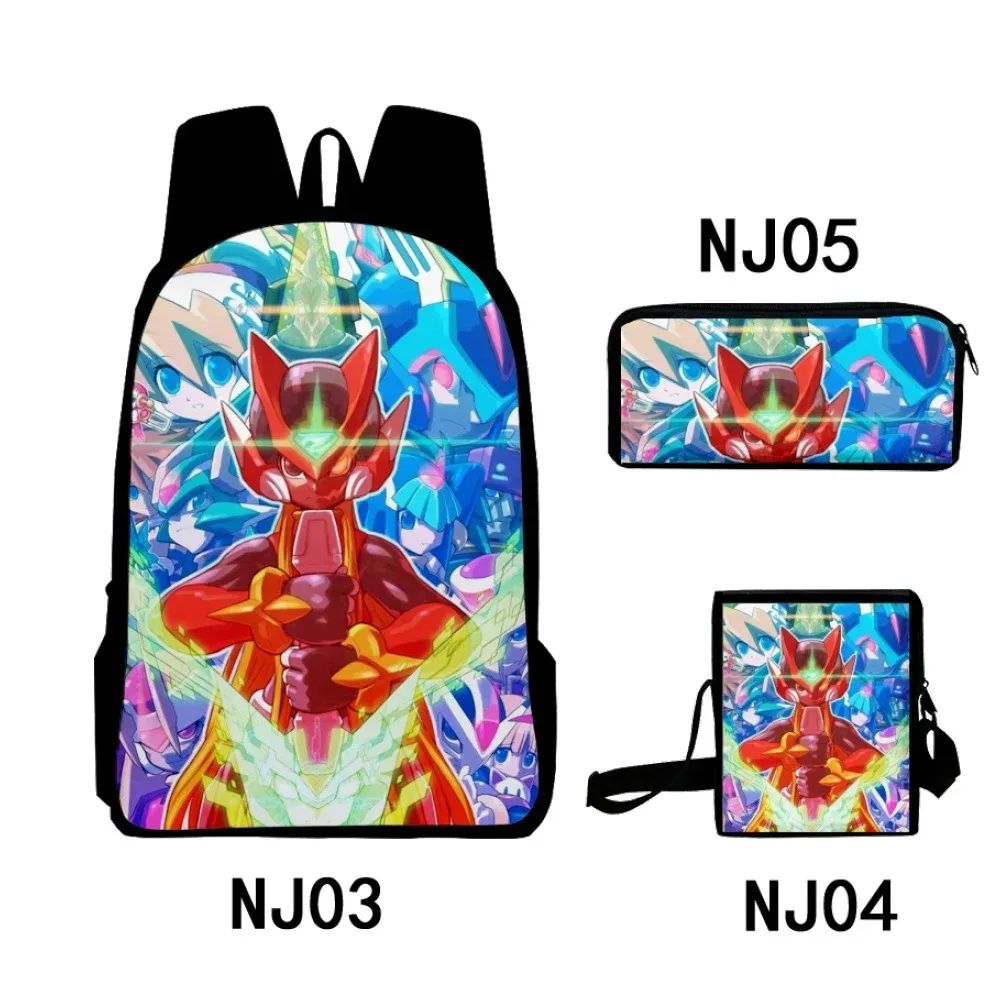 3d printing backpack for school,3pcs/set,for laptop,laptop,with shoulder bag,case,harajuku,popular,cool