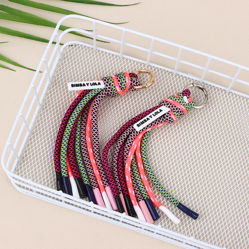 2024 New High-quality Hardware Anti-theft Keychain Fashion Bag Accessories Luxury Brand Tassel Female Bag Decoration